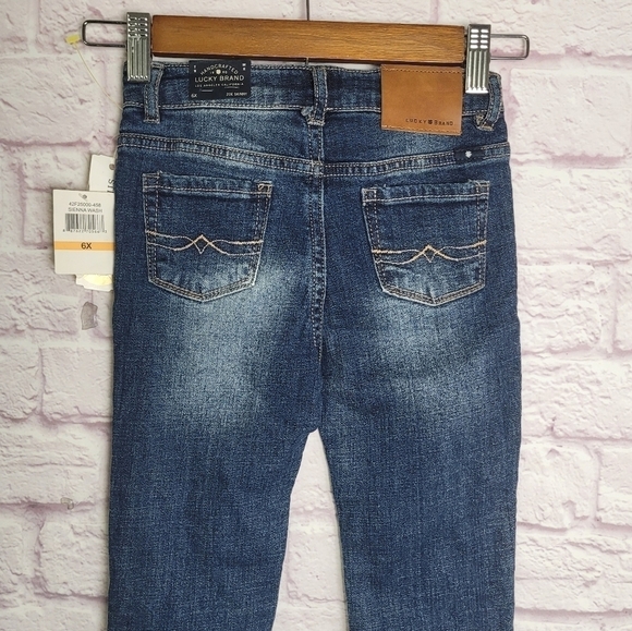 Lucky Brand Hadley Skinny Jean Sienna Wash 6X Girl's - Picture 4 of 6